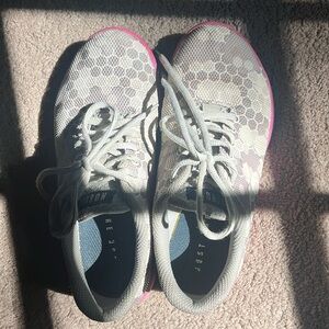 NOBULL, size 6.5, gray and pink